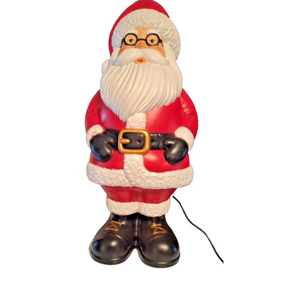 Enchanted Forest LED SANTA BLOW MOLD 46 Inches Tall New